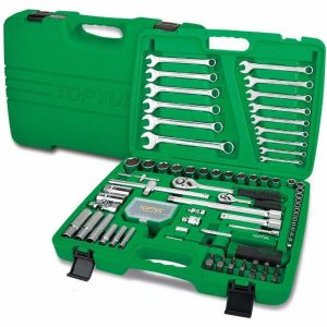 جعبه ابزار 106 پارچه پلاستیکی 1/4،1/2 (سبز) تاپ تول – TOPTUL مدل GCAI106B