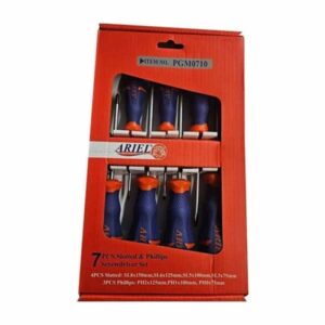 ست پیچ‌گوشتی دوسو و چهارسو آریل مدل PGM0710 بسته 7 عددی